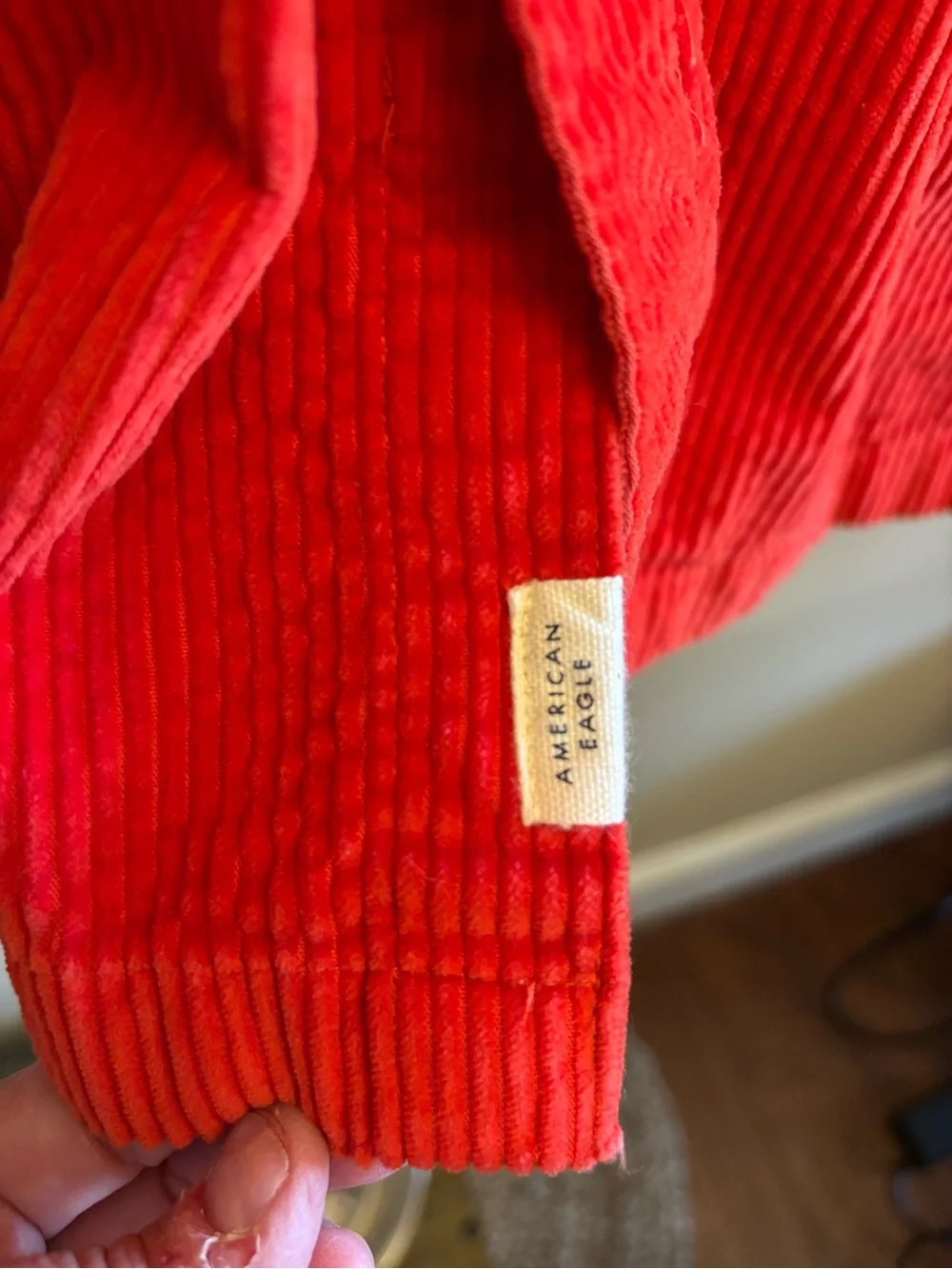 American Eagle Outfitters bold red